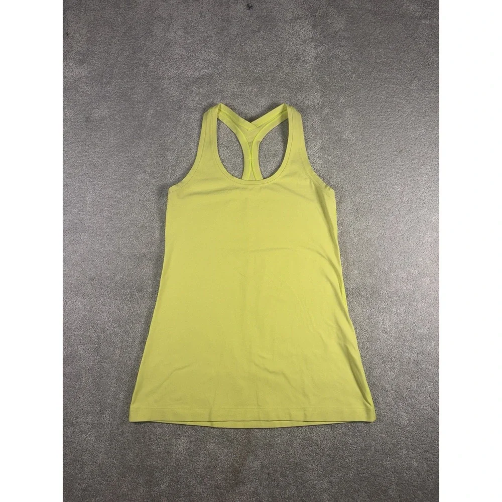 Lululemon Cool Racerback Tank 6 Yellow